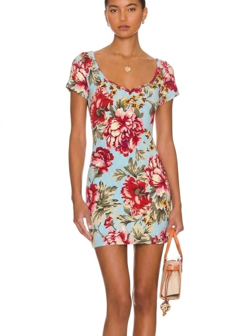 Forever 21 Floral bodycon dress